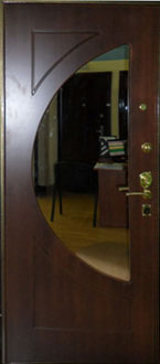 Входная стальная дверь с зеркалом Адмирал-7
