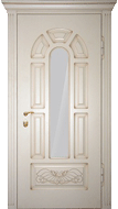 Дверь железная со стеклом №3